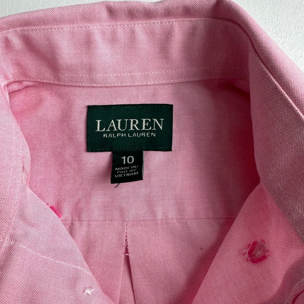 Ralph Lauren kids size 10 long sleeve, Oxford, preppy‎ button down shirt (New)
